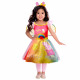 Costume bambino Peppa vestito arcobaleno età 4-6 a