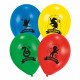 6 latex balloons Harry Potter houses 27.5 cm / 11&