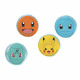 4 bouncy balls Pokémon 2024 4 cm / 1.61'
