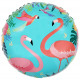 Standard summer flamingo foil balloon packed 43c