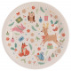 8th plate Winter Woodland round paper 23 cm