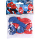 6 latex balloons Spider-Man 22.8 cm / 9 '