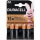 Duracell aa 4 pacco