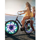 Bicicleta luz led rueda de color 30 motivos