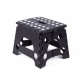 Folding stool black/white small - 80 kg