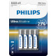 Philips ultra Alkaline lr03 aaa bl4