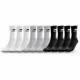 set of 10 men's socks, corporate black /