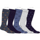 set of 5 men's socks, jalopy, v los, soft