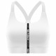 women's bra, brooklyn zipper white
