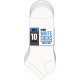 set of 10 children's short socks, white * 1