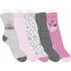 set of 5 children's socks, kawaii love you