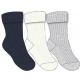set of 3 baby socks, navy / ecr dimensions