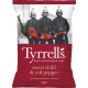tyrrells chips sweet chili 150g bag