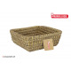 conical square wicker basket 22x22x8cm korne