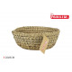 conical round wicker basket 22x8cm korne