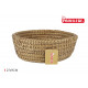 conical round wicker basket 27x9cm korne