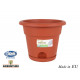 flowerpot with plate 22cm greentime