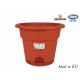 flowerpot with plate 35cm greentime