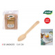 set of 50 wooden coffee spoon 13.8cm cotton