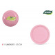 set of 10 plate baby pink cardboard 20cm cotton