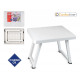 plastic folding table 51x40x40cm confortime
