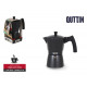 coffee maker 6 services induction darkblack quttin