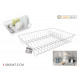 metal kitchen dish drainer gray comfortime