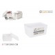 multipurpose storage box lid 17.5x13x8.5 comforti
