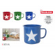 Enameled mug color/design 500ml privile