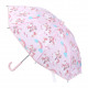 Minnie - paraguas poe manual, 42 cm, rosa
