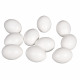 Uova di plastica, 6cm ø, 10 pezzi
