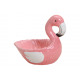 Flamingo guscio ceramico rosa / rosa (B / H / T) 1