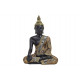 Buddha in nero / oro da poli, B32 x H45 T20 x c