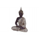 Buddha seduto in argento di poli, 29 centimetri