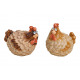 Kerámia barna csirke 2 szer szortírozott kiszállít
