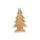 Albero di Natale con stella in metallo in legno di