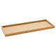 Tray made of wood natural (W / H / D) 50x2x17cm