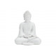 Buddha realizzato in poli bianco (L/A/P) 10x12x7 c