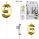 birthday candle number, 20-fold assorted