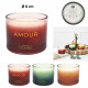 emotion scented candle d10cm, 3- times assorted