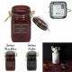 scented candle pot with clip apothecary h11.8cm, 2