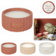 pastel cement scented candle 3-piece, 3-fold ass