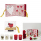 bougie parfumee x5 calendrier amour