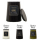 scented candle alchemist pot h16cm, 3-fold assorte