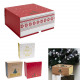 christmas gift box 25x25x12cm, 3-fold assorted