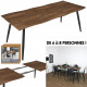 table extensible 6 à 8 personnes forest first