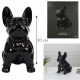 bulldog ceramique noir 30cm