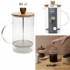piston coffee maker acacia glass 85cl