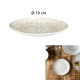plate porcelain earthenware pattern d19cm
