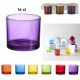 verre colore x6 16cl